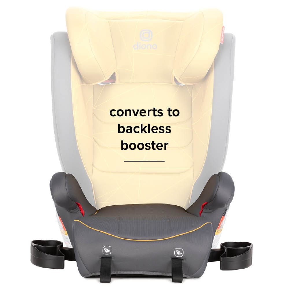 Diono Monterey 2XT Latch 2-in-1 Booster Car Seat - Yellow Sulphur - 15616-DIONO