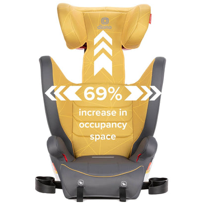 Diono Monterey 2XT Latch 2-in-1 Booster Car Seat - Yellow Sulphur - 15616-DIONO