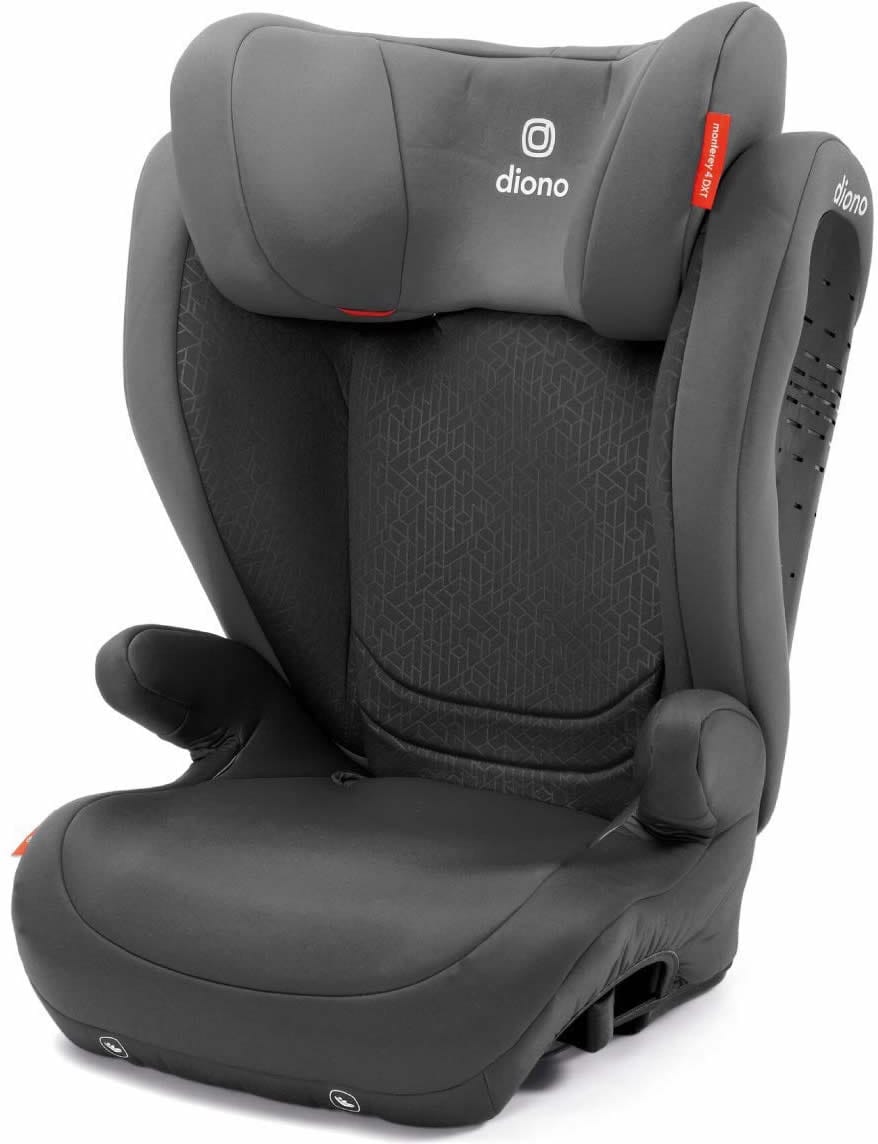 Diono Monterey 4DXT High Back Belt Positioning Booster Car Seat - Dark Gray - 10831-DIONO