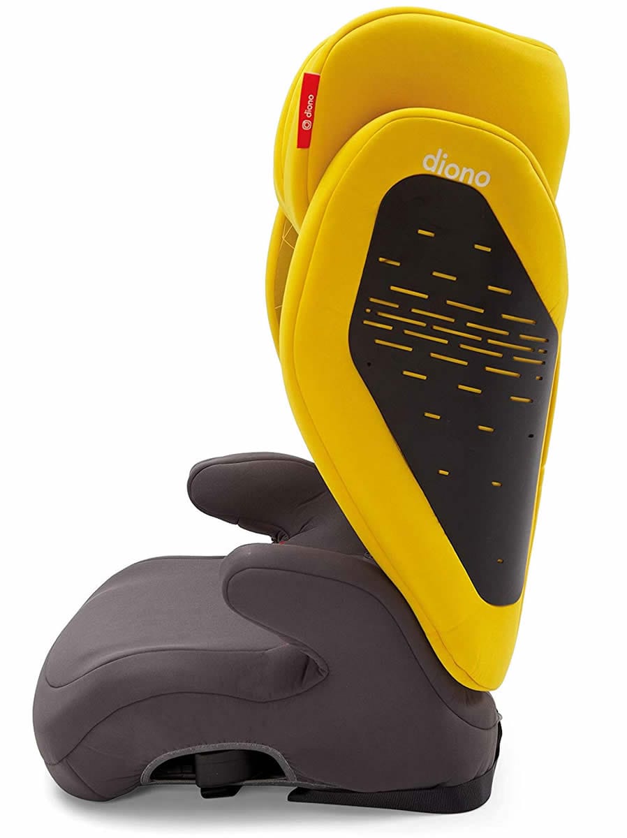 Diono Monterey 4DXT High Back Belt Positioning Booster Car Seat - Yellow Sulphur - 10836-DIONO