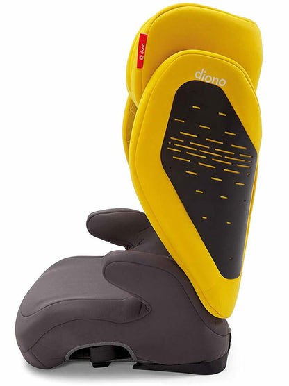 Diono Monterey 4DXT High Back Belt Positioning Booster Car Seat - Yellow Sulphur - 10836-DIONO