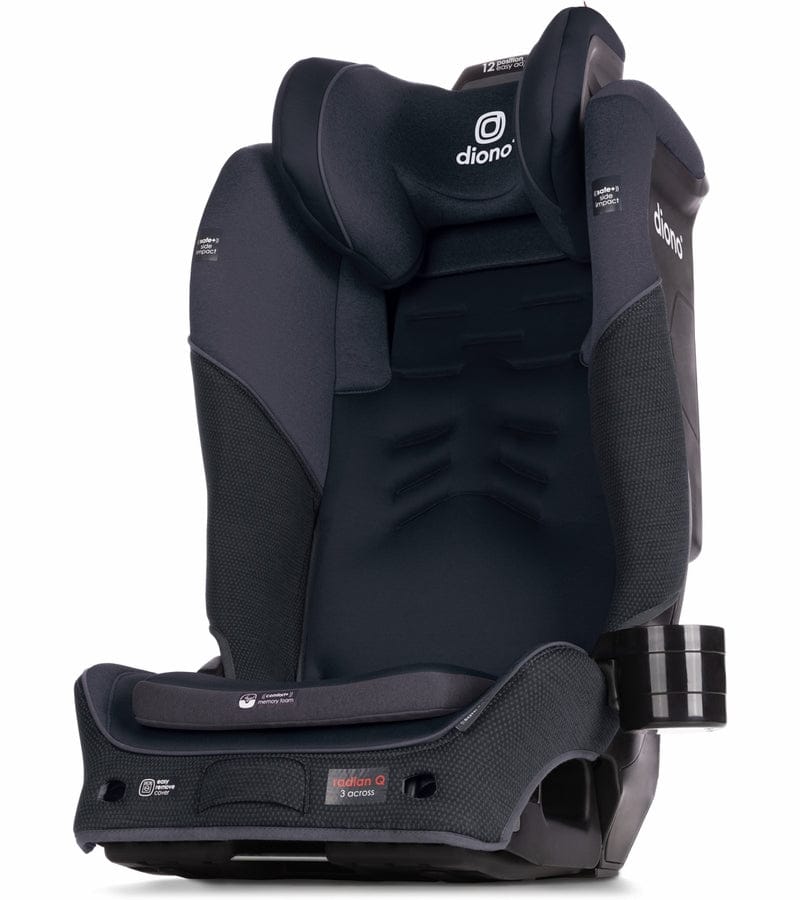 Diono Radian 3QX Ultimate 3 Across All-in-One Convertible Car Seat - Black Jet
