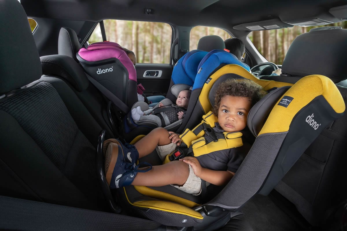 Diono Radian 3QX Ultimate 3 Across All-in-One Convertible Car Seat - Yellow Mineral