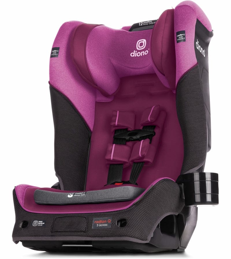 Diono Radian 3QX Ultimate 3 Across All-in-One Convertible Car Seat - Purple Plum