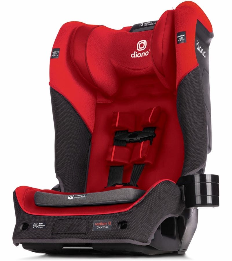 Diono Radian 3QX Ultimate 3 Across All-in-One Convertible Car Seat - Red Cherry
