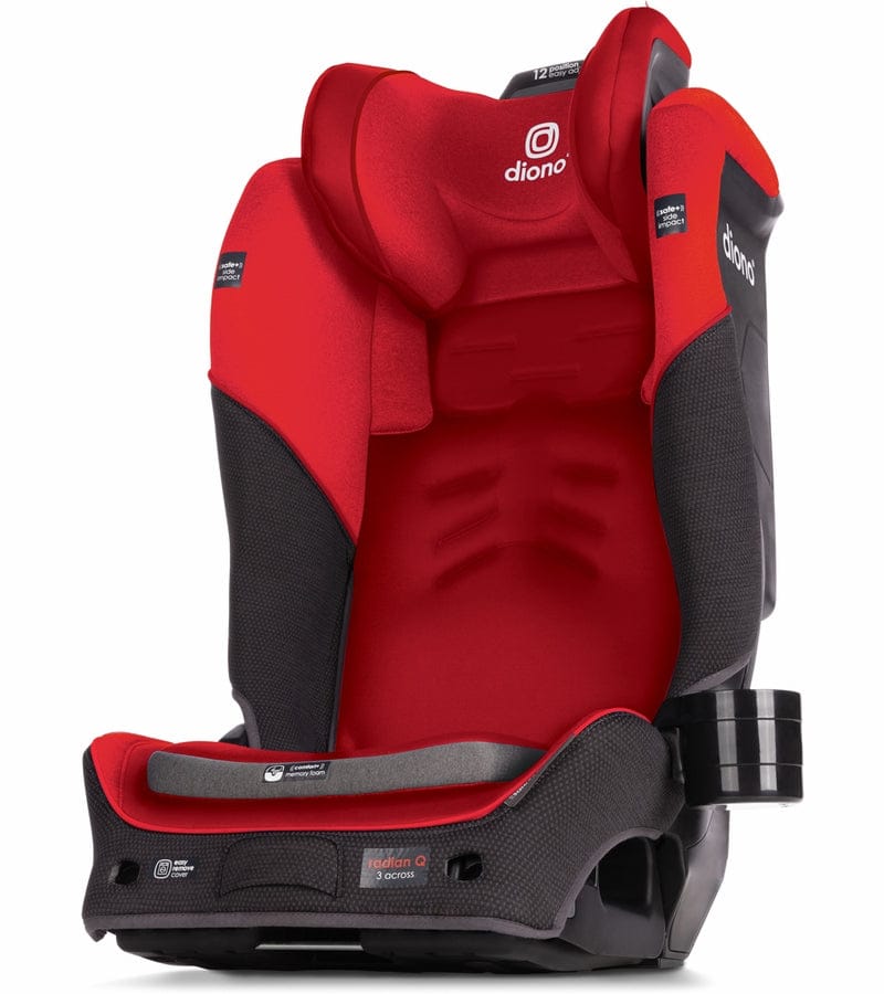Diono Radian 3QX Ultimate 3 Across All-in-One Convertible Car Seat - Red Cherry
