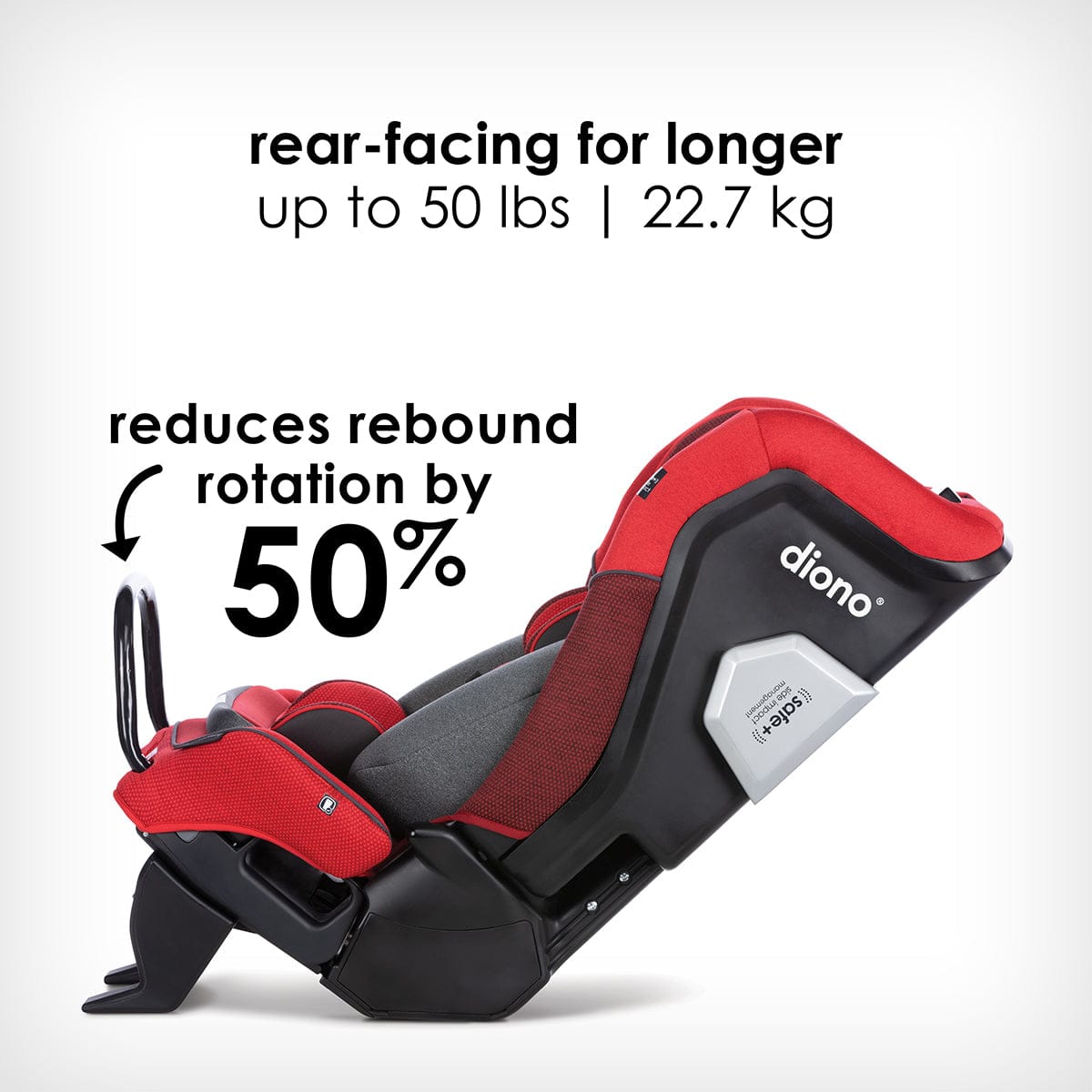 Diono Radian 3QXT Narrow All-in-One Convertible Car Seat - Red Cherry