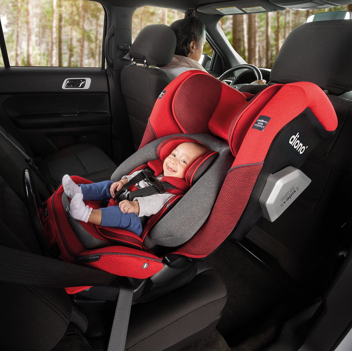 Diono Radian 3QXT Narrow All-in-One Convertible Car Seat - Red Cherry