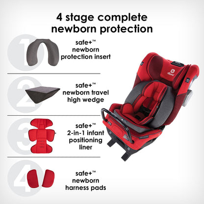 Diono Radian 3QXT Narrow All-in-One Convertible Car Seat - Red Cherry