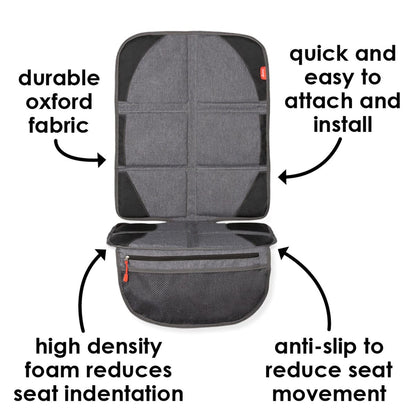 Diono Ultra Mat and Heat Sun Shield Car Seat Protector - 40240-GL-01