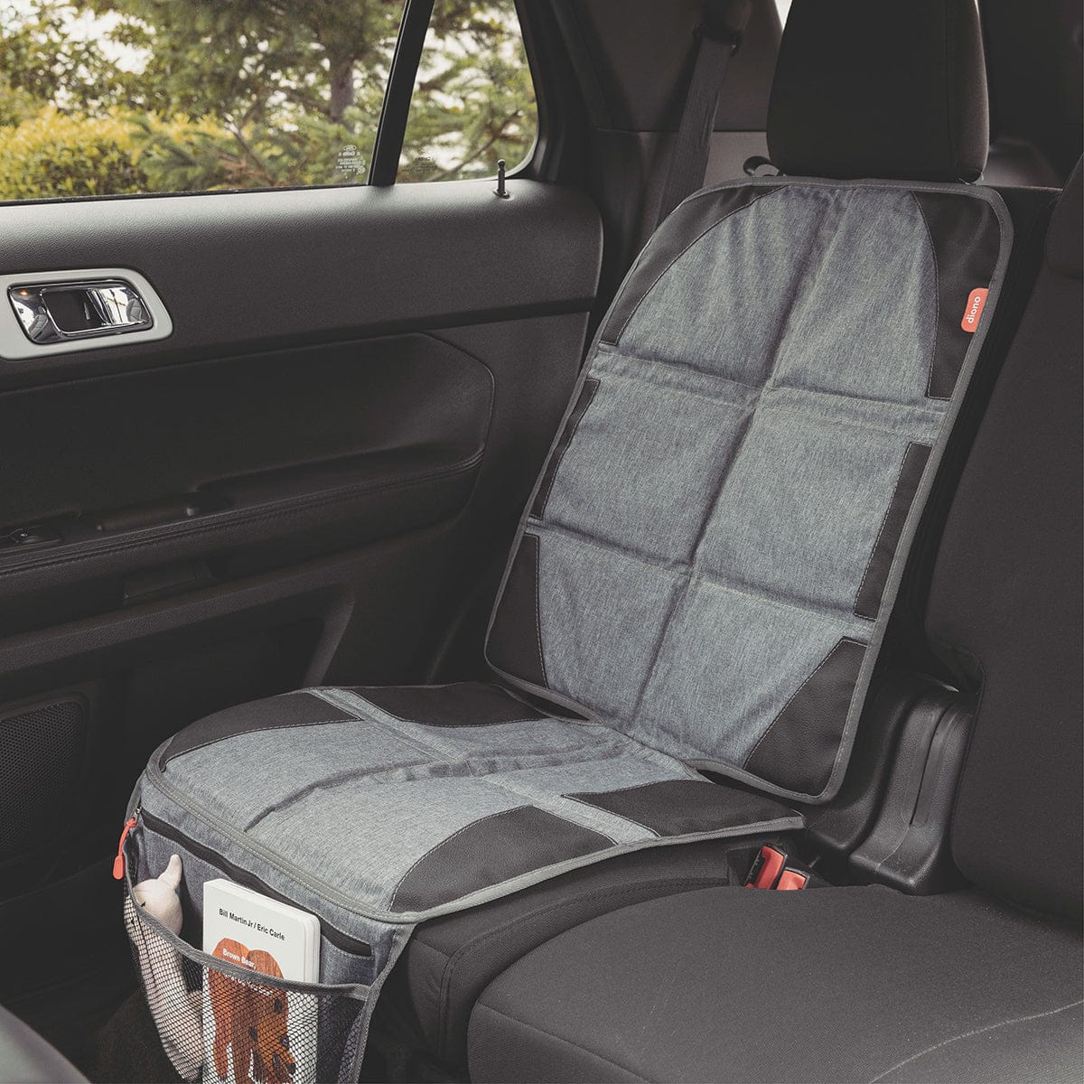 Diono Ultra Mat and Heat Sun Shield Car Seat Protector - 40240-GL-01