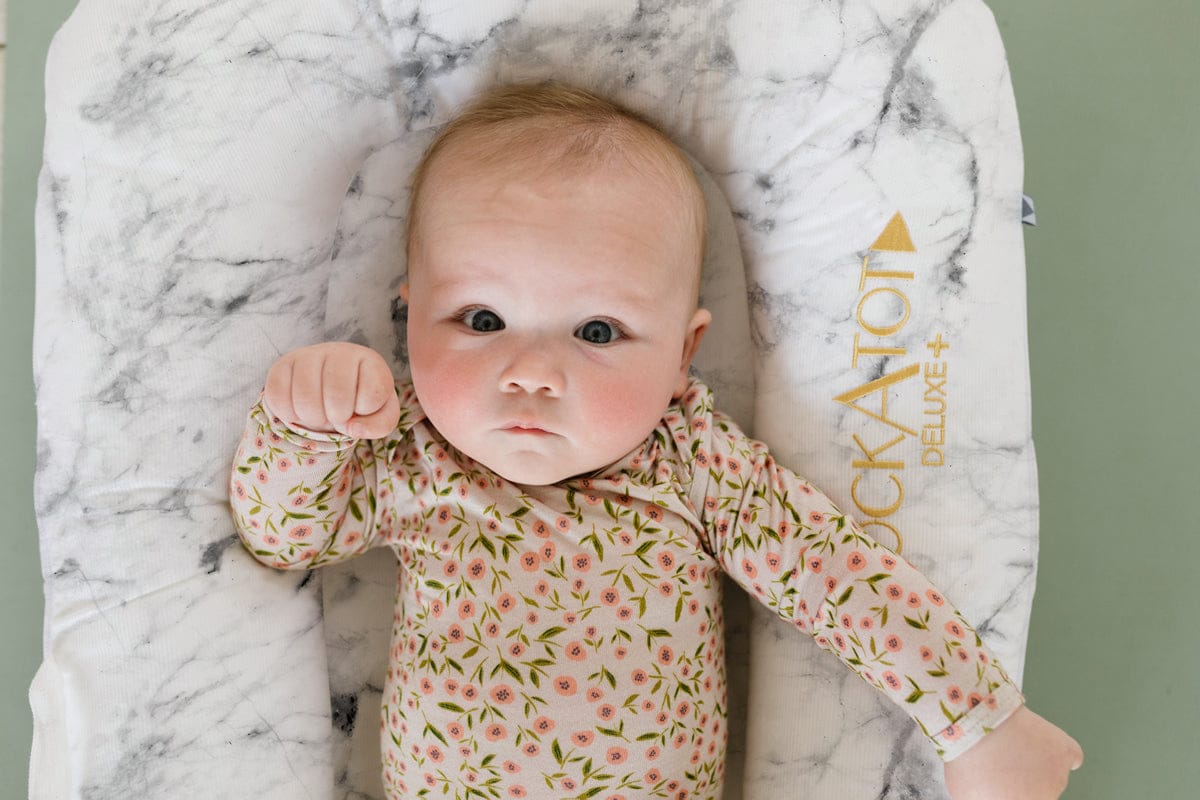 DockATot Deluxe+ Dock Cover - Carrara Marble