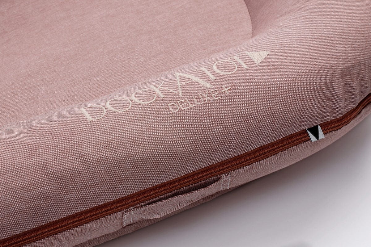 DockATot Deluxe+ Dock Infant Lounger - Ginger Chambray