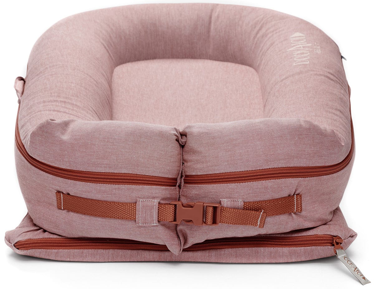 DockATot Deluxe+ Dock Infant Lounger - Ginger Chambray