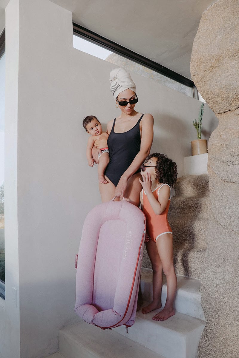 DockATot Deluxe+ Dock Infant Lounger - Ginger Chambray