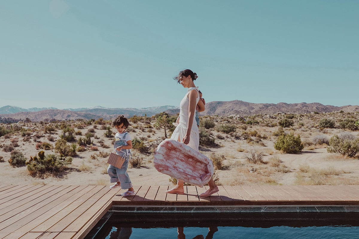 DockATot Deluxe+ Dock Infant Lounger - Ginger Shibori