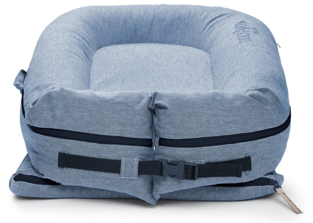 DockATot Deluxe+ Dock Infant Lounger - Indigo Chambray