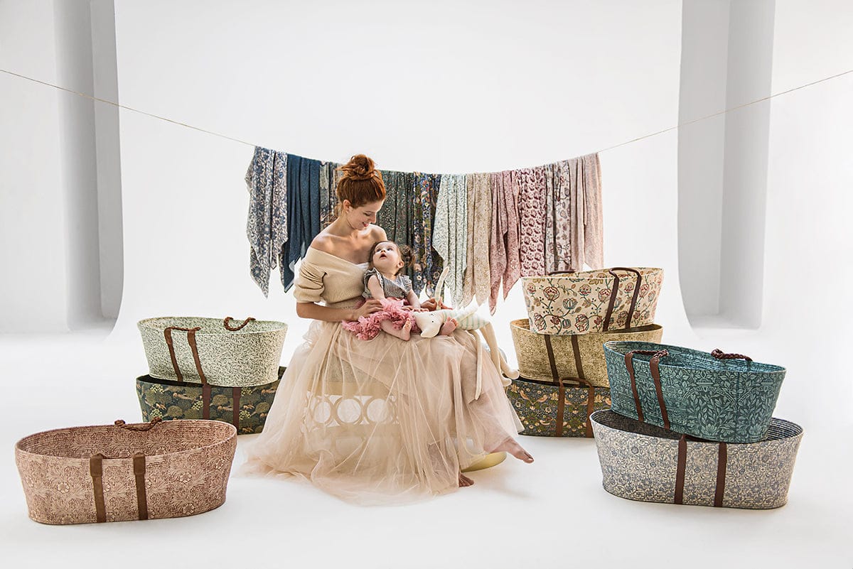 DockATot Dream Weaver Moses Basket - Pink & Rose - 72067