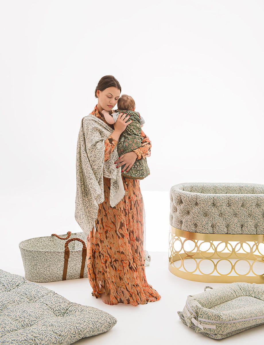 DockATot Dream Weaver Moses Basket - Willow Boughs - 72080