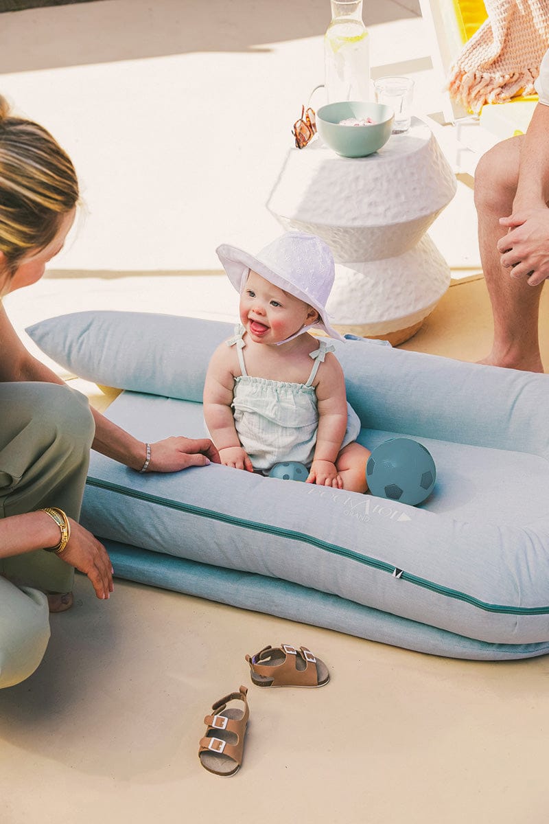 DockATot Grand Dock Toddler Lounger - Marine Chambray