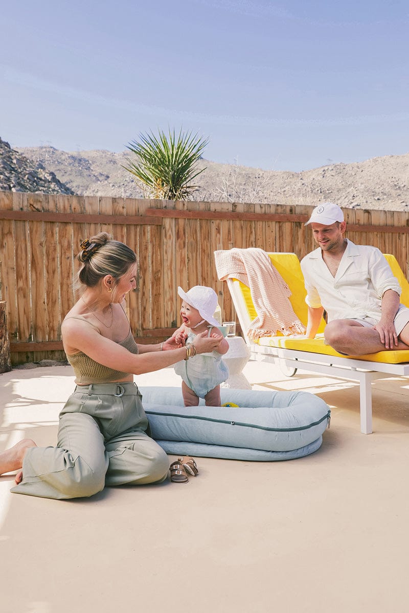 DockATot Grand Dock Toddler Lounger - Marine Chambray