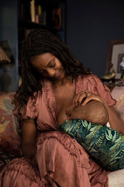 DockATot La Maman Wedge Nursing Pillow - Navy Night Falls - 64128