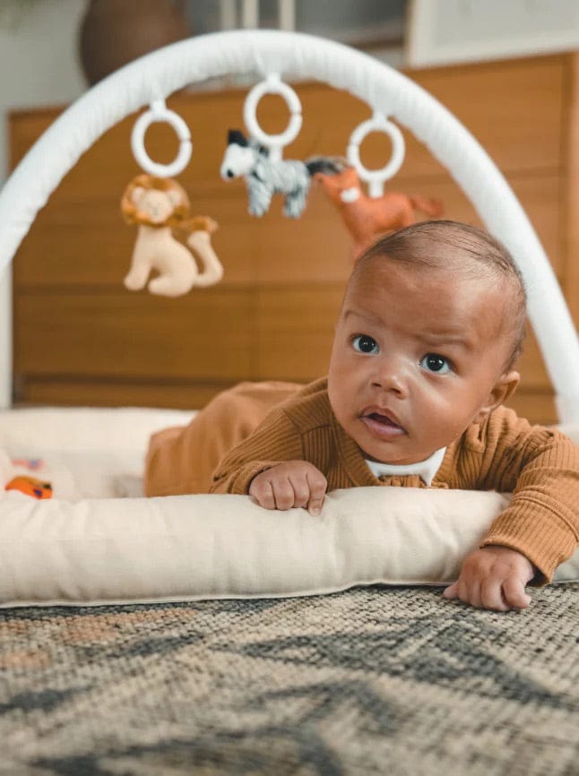 DockATot Mini Mat - Sand Chambray - 105103-DOCK