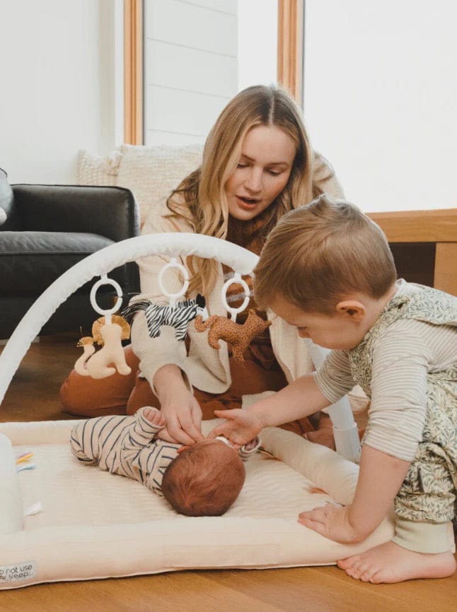 DockATot Mini Mat - Sand Chambray - 105103-DOCK