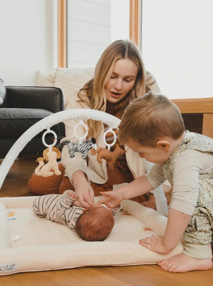 DockATot Mini Mat - Sand Chambray - 105103-DOCK