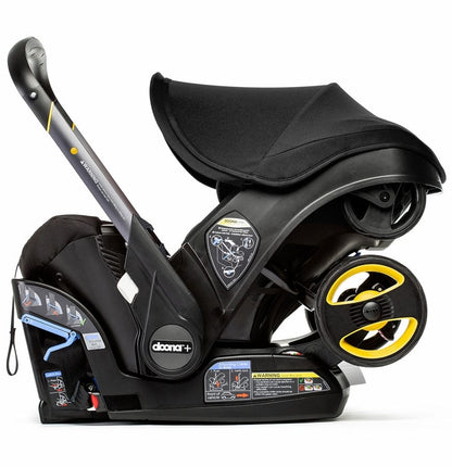 Doona+ Infant Car Seat & Stroller + SensAlert Pad Bundle - Nitro Black