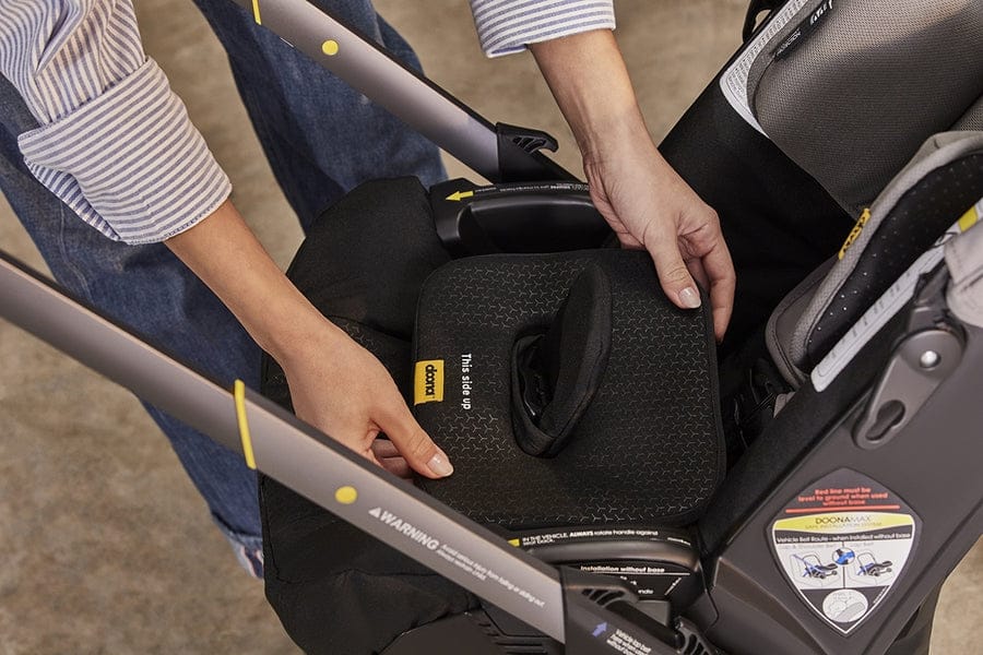 Doona+ Infant Car Seat & Stroller + SensAlert Pad Bundle - Nitro Black