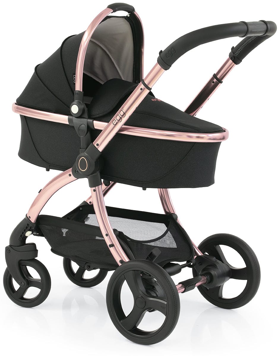 egg Strollers egg2 Carry Cot - Diamond Black - E2CCDB