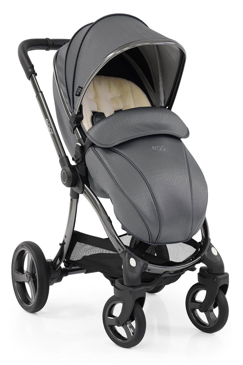 egg Strollers egg2 Stroller & Carry Cot Bundle - Jurassic Grey - E2STJG-E2CCJG