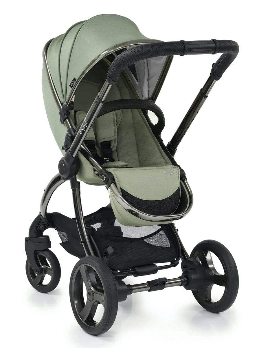 egg Strollers egg2 Stroller & Carry Cot Bundle - Seagrass - E2STSE-E2CCSE