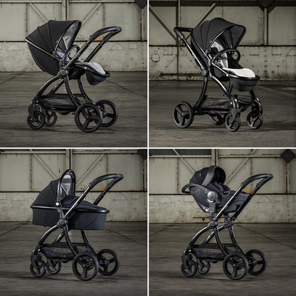 egg Strollers egg2 Single Stroller - Just Black - E2STJB
