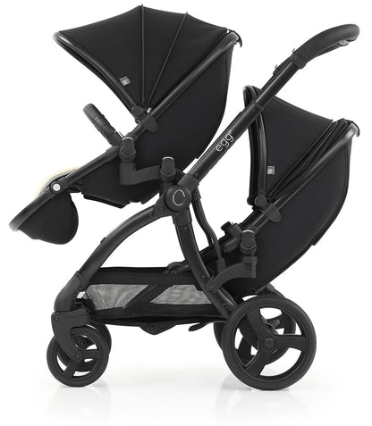 egg Strollers egg2 Tandem Seat - Just Black - E2TAJB