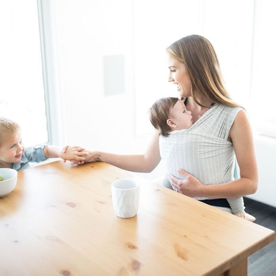 Ergobaby Aura Wrap - Grey Stripe