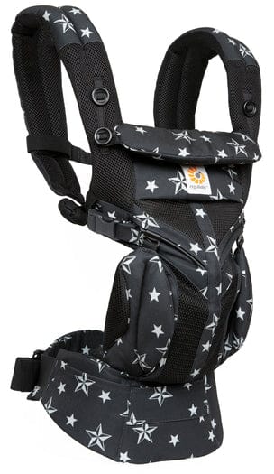 Ergobaby Omni 360 Cool Air Mesh Baby Carrier - Black Stars - BCS360PBKSTR