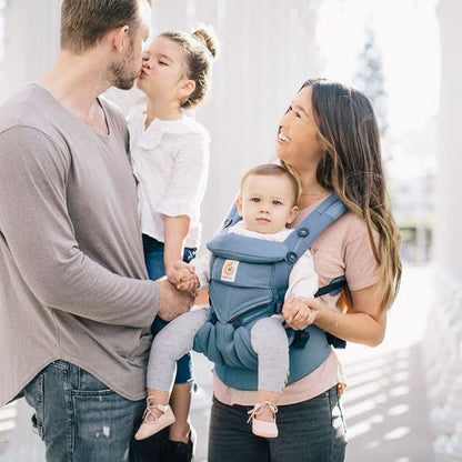 Ergobaby Omni 360 Cool Air Mesh Baby Carrier - Oxford Blue - BCS360POXBLU