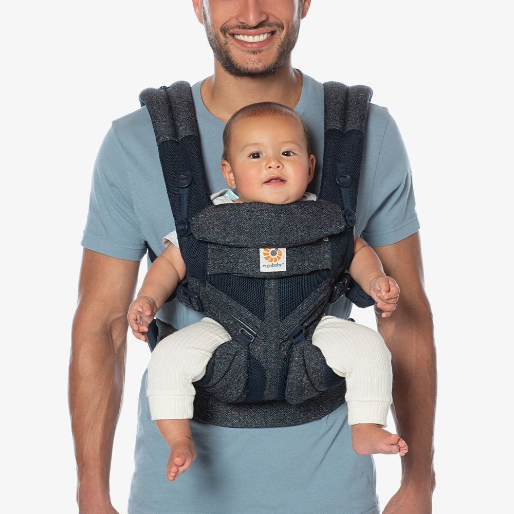 Ergobaby Omni 360 Cool Air Mesh Baby Carrier - Blue Tweed