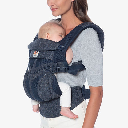 Ergobaby Omni 360 Cool Air Mesh Baby Carrier - Blue Tweed