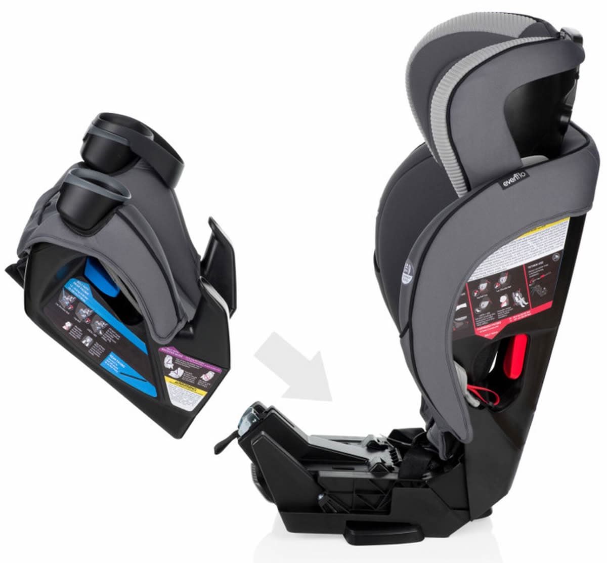 Evenflo Everyfit 4-In-1 Convertible Car Seat - Winston