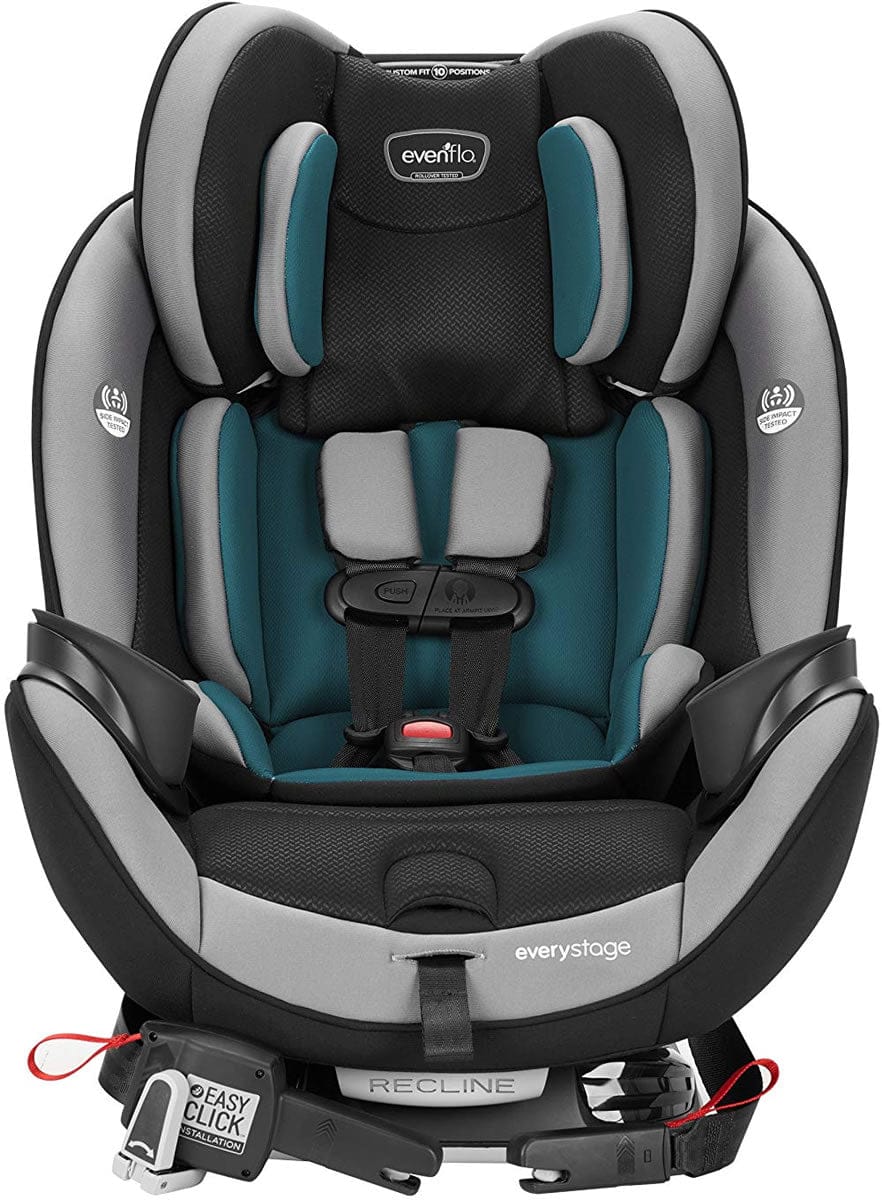 Evenflo EveryStage DLX All-in-One Convertible Car Seat - Reefs