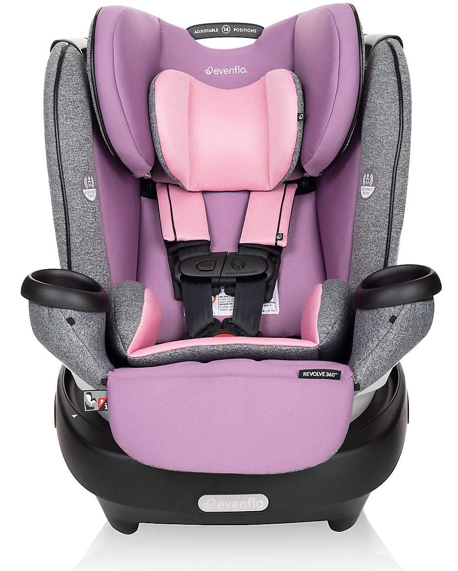 Evenflo GOLD Revolve360 Rotating All-In-One Car Seat - Opal Pink