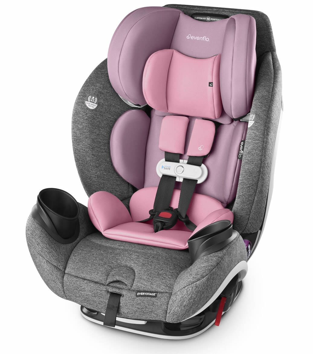 Evenflo GOLD SensorSafe EveryStage All-In-One Convertible Car Seat - Opal Pink - 39212337