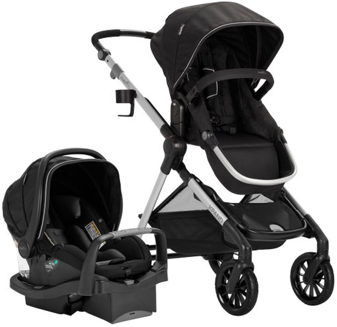 Evenflo Pivot Xpand Modular Travel System With SafeMax Infant Car Seat - Stallion