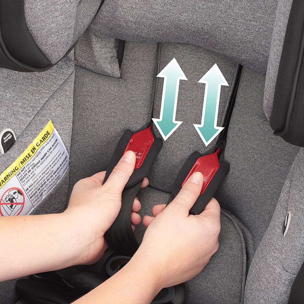 Evenflo Platinum Symphony DLX All-in-One Convertible Car Seat - Ashland Gray - 34612173