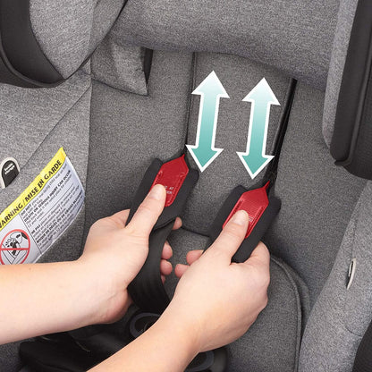 Evenflo Platinum Symphony DLX All-in-One Convertible Car Seat - Ashland Gray - 34612173