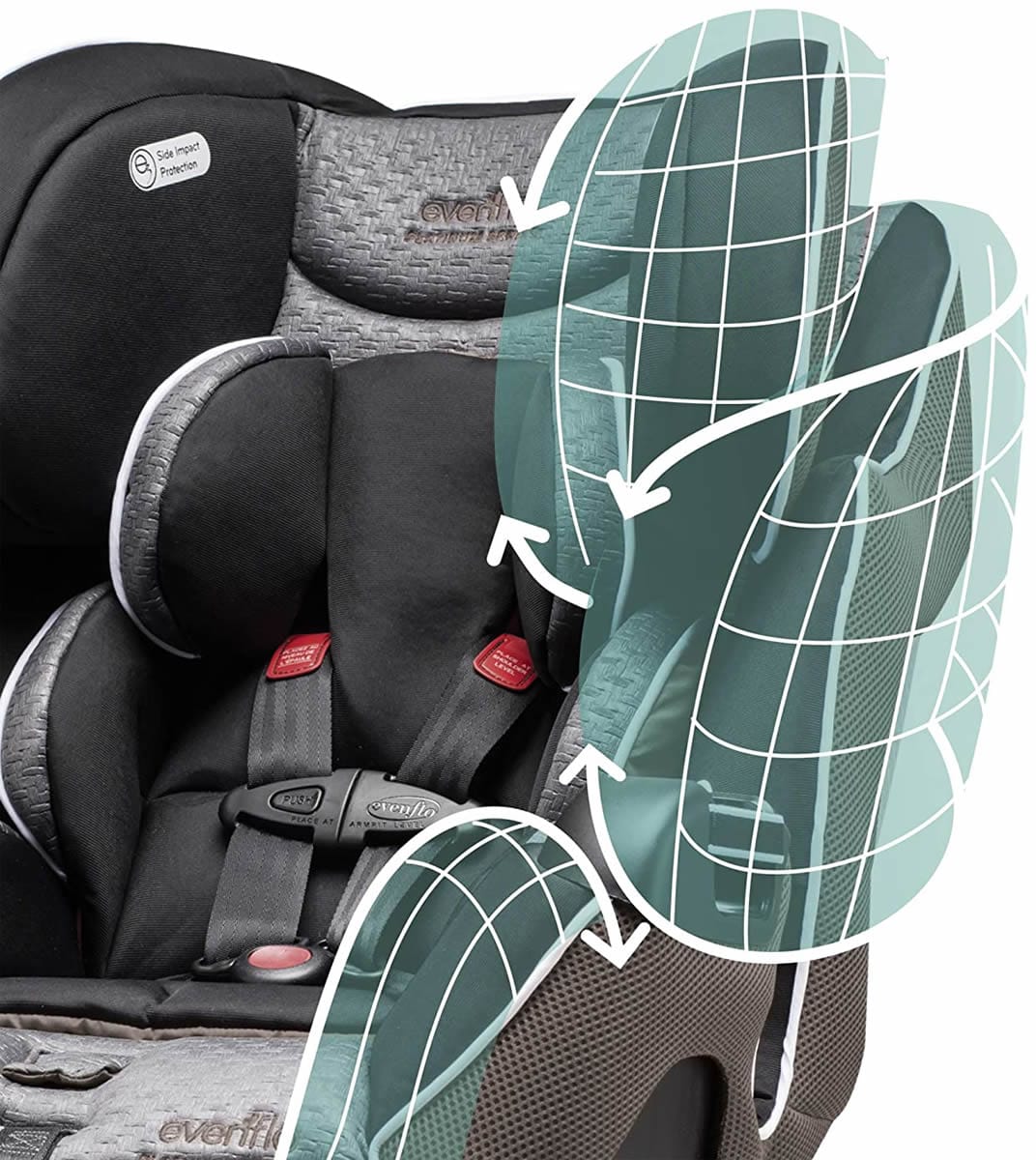 Evenflo Platinum Symphony LX All-in-One Convertible Car Seat - Kronus - 34511714