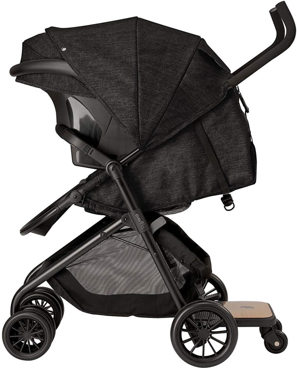 Evenflo Sibby Travel System with LiteMax 35 Infant Car Seat - Charcoal